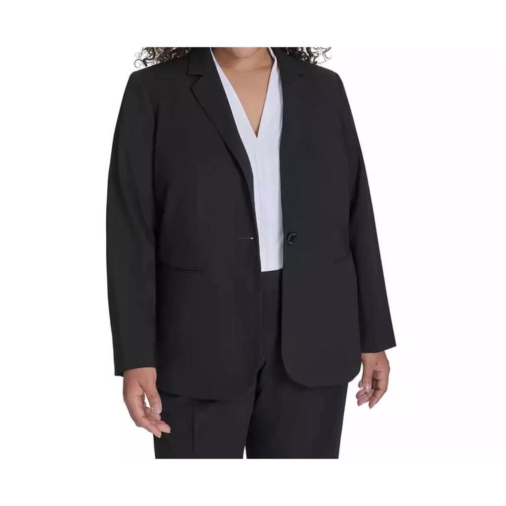 Calvin Klein Black Single-Button Blazer - Size 22W***